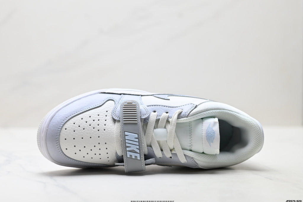 Jordan Legacy 312 Low White Wolf Grey Ice Blue sneakers detail view 2