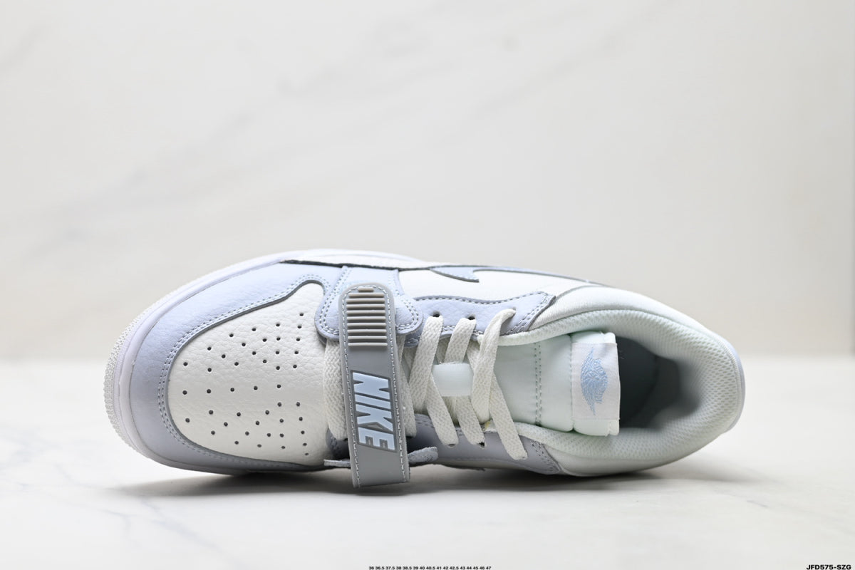 Jordan Legacy 312 Low White Wolf Grey Ice Blue sneakers detail view 2