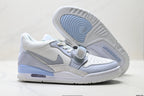 Jordan Legacy 312 Low White Wolf Grey Ice Blue sneakers detail view 5