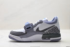 Jordan Legacy 312 Low White Wolf Grey Purple sneakers detail view 3