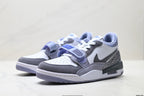 Jordan Legacy 312 Low White Wolf Grey Purple sneakers detail view 4