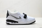 Jordan Legacy 312 Low White Black Cement Grey sneakers detail view 1