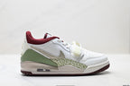 Jordan Legacy 312 Low White Olive Green sneakers detail view 1