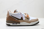 Jordan Legacy 312 Low White Tan Brown sneakers detail view 1