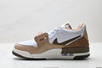 Jordan Legacy 312 Low White Tan Brown sneakers detail view 3