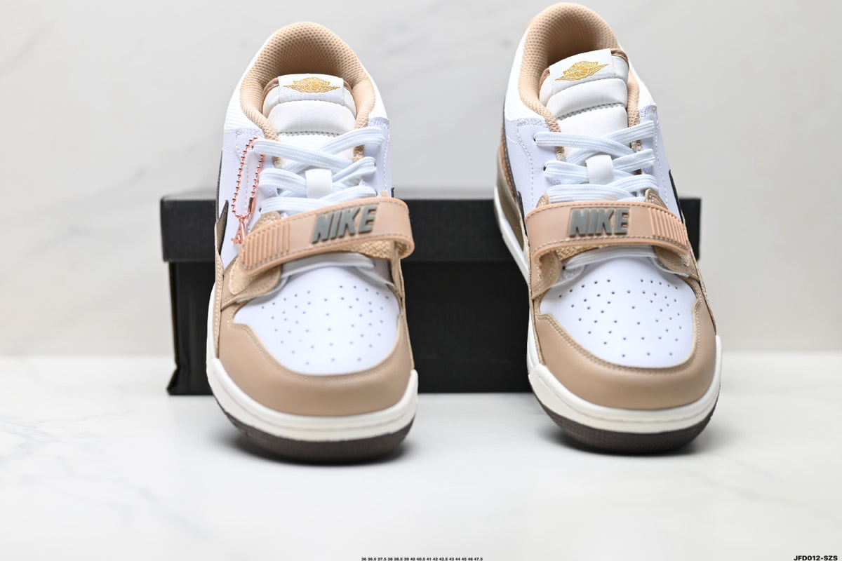 Jordan Legacy 312 Low White Tan Brown sneakers detail view 7