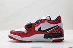 Jordan Legacy 312 Low White University Red Black sneakers detail view 3