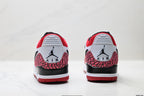 Jordan Legacy 312 Low White University Red Black sneakers detail view 6