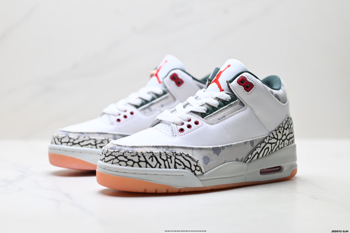 Jordan Legacy 312 Low White Cement Grey Gum sneakers detail view 4