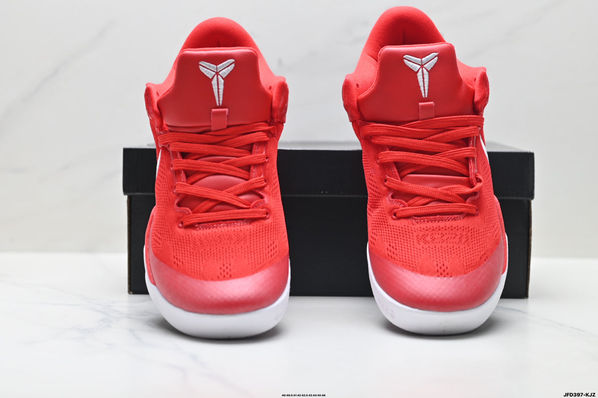 Nike Kobe Red White Mesh basketball shoes, product detail photo 7