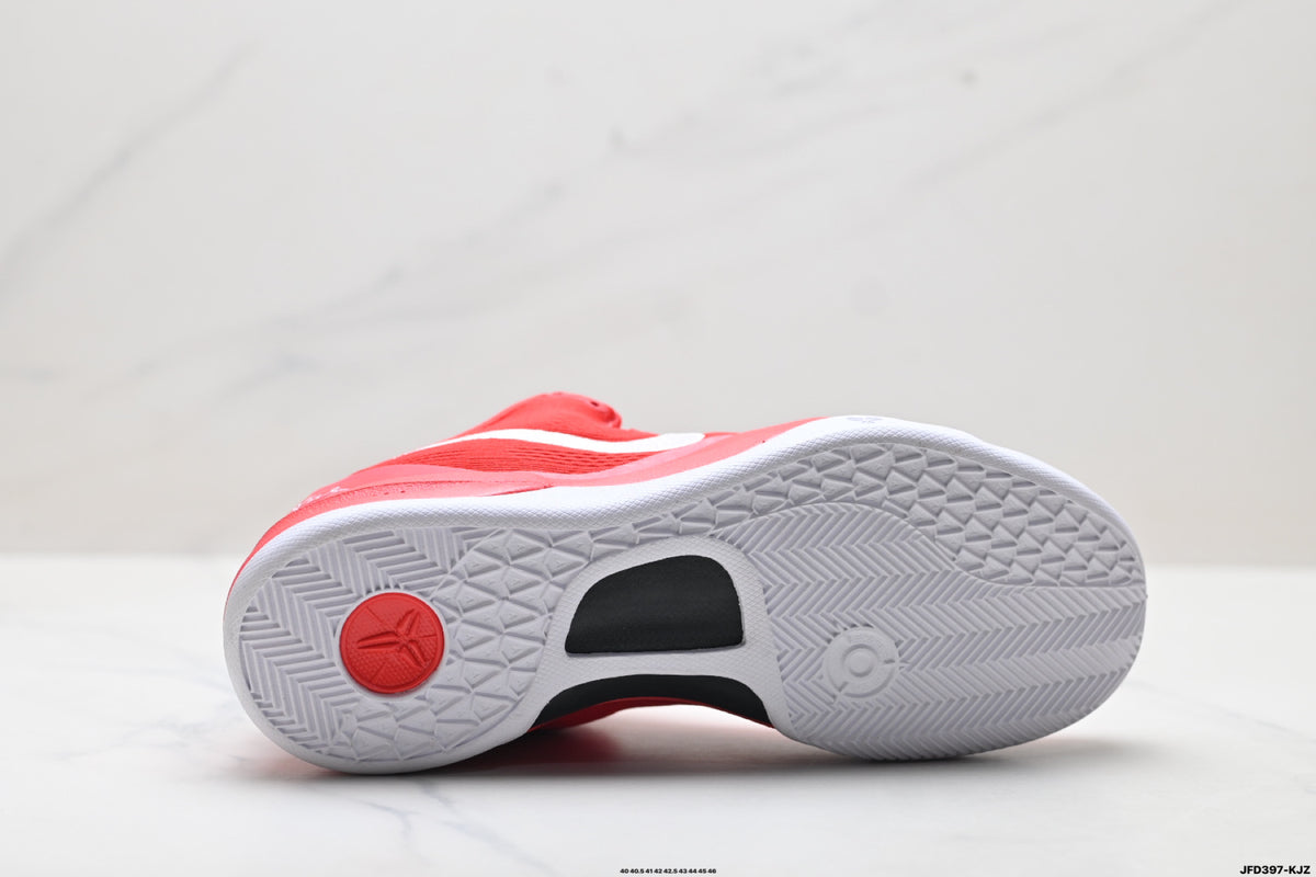 Nike Kobe Red White Mesh basketball shoes, product detail photo 9