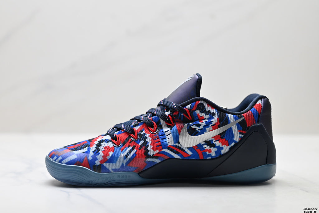 Nike Kobe Navy Red Blue Geometric basketball shoes, product detail photo 3
