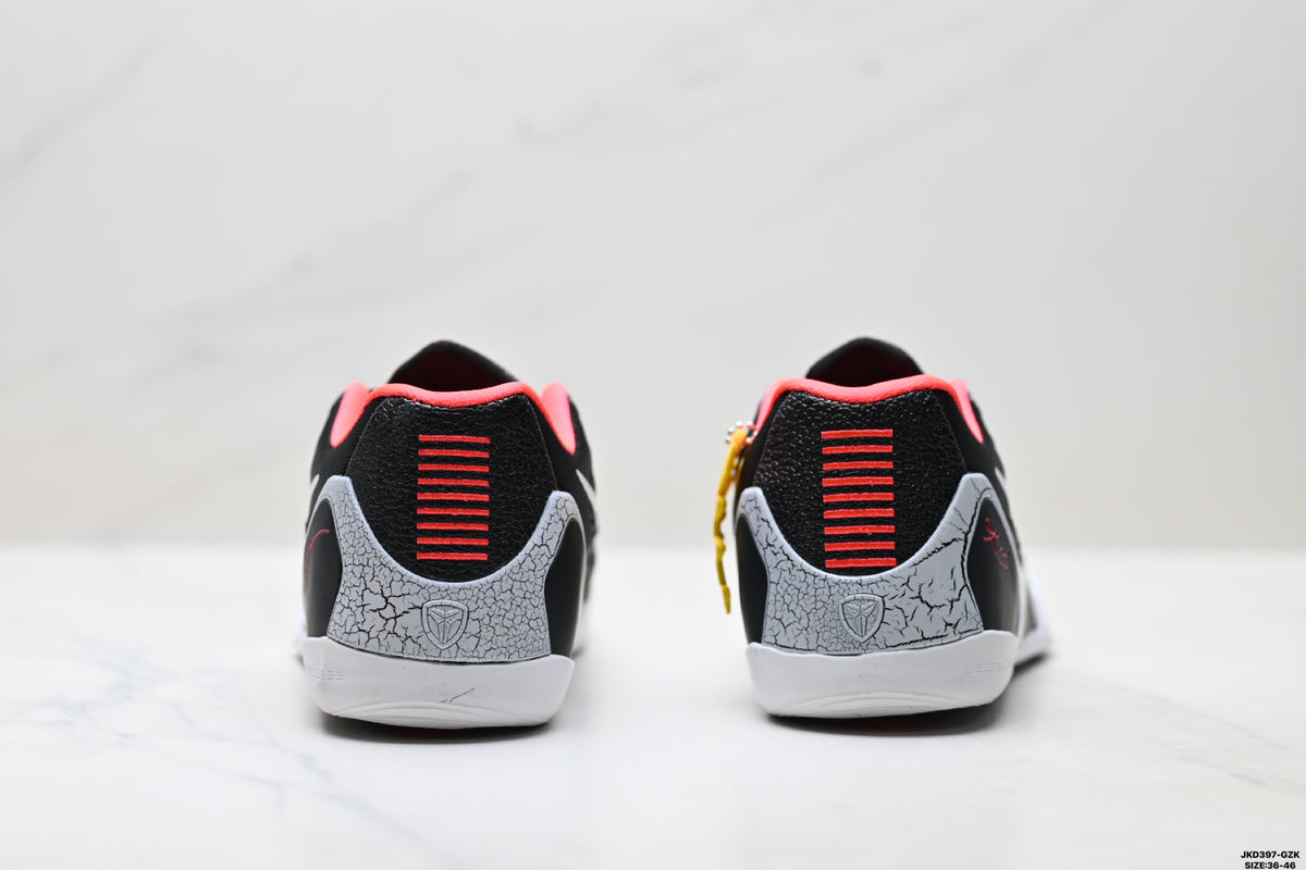 Nike Kobe Black White Coral basketball shoes, product detail photo 5