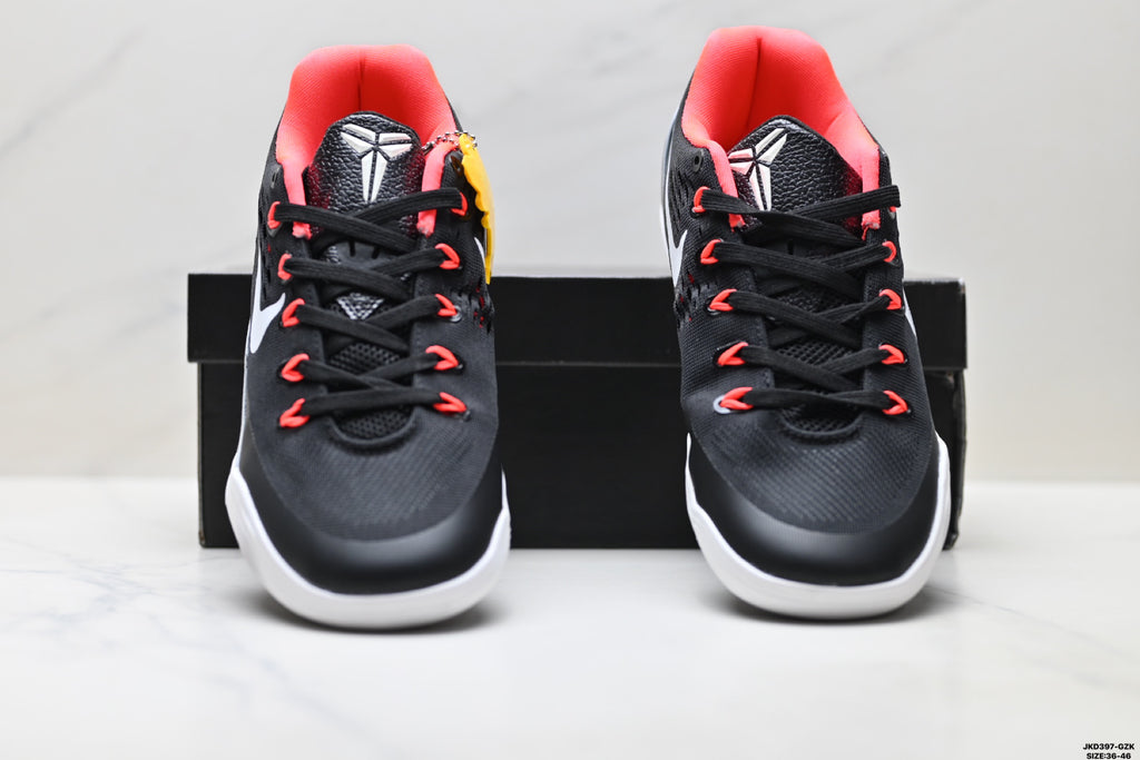 Nike Kobe Black White Coral basketball shoes, product detail photo 6