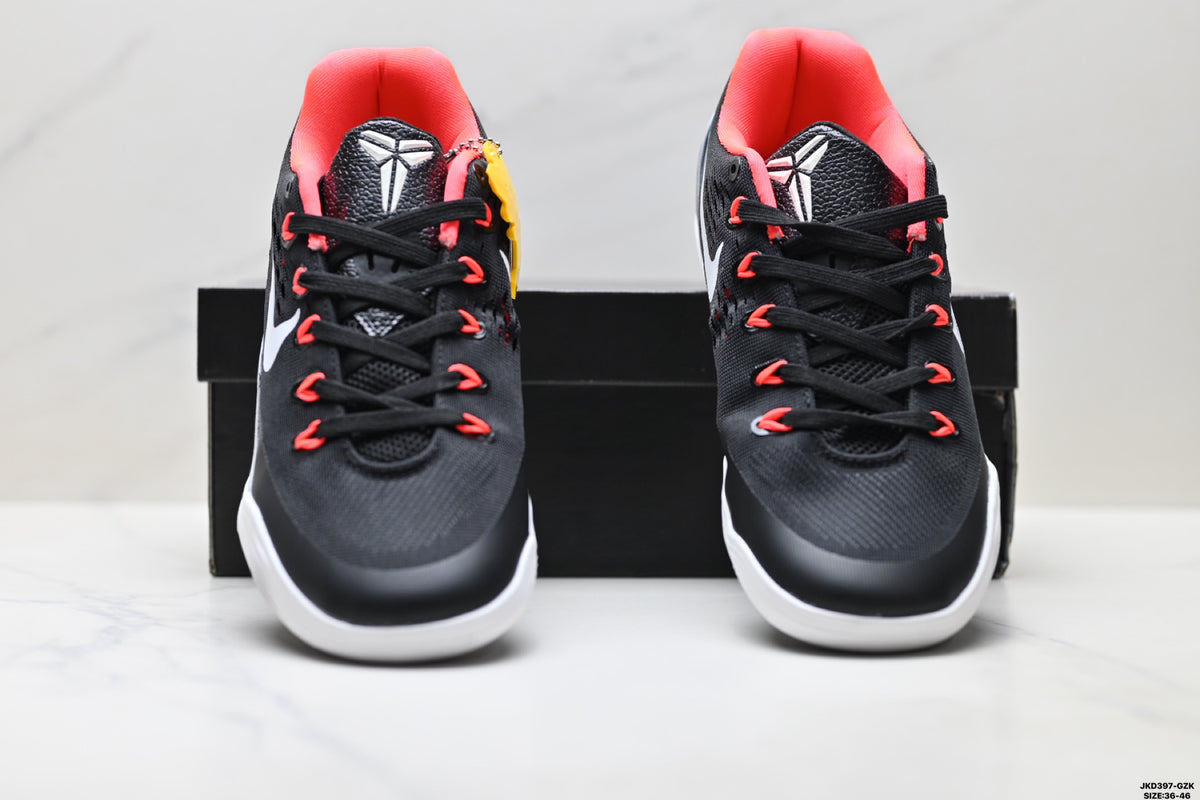 Nike Kobe Black White Coral basketball shoes, product detail photo 6