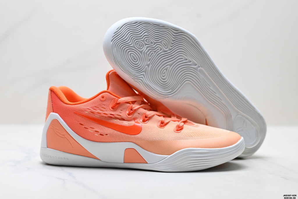 Nike Kobe Peach Orange Mesh basketball shoes, product detail photo 5