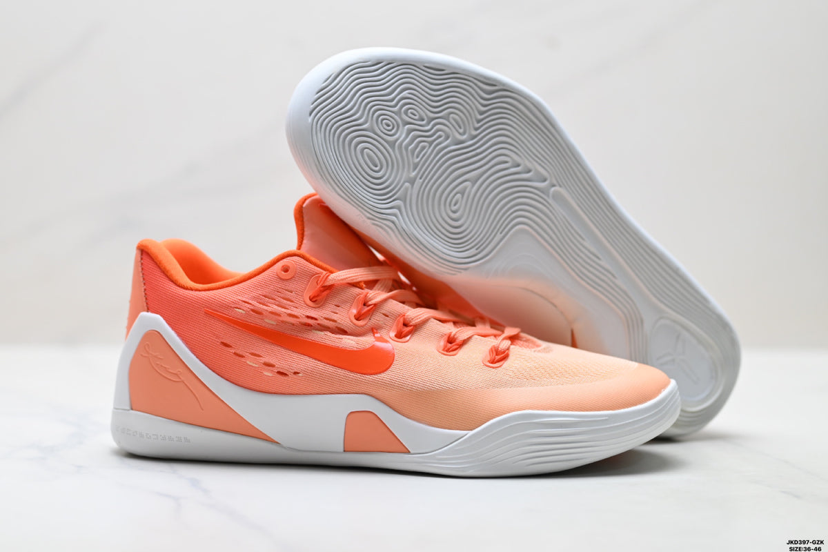 Nike Kobe Peach Orange Mesh basketball shoes, product detail photo 5