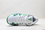 Nike Kobe White Green Horse Print basketball shoes, product detail photo 2