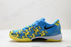 Nike Kobe Blue Yellow Horse Print basketball shoes, product detail photo 3