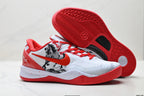 Nike Kobe White Red Horse Print basketball shoes, product detail photo 5