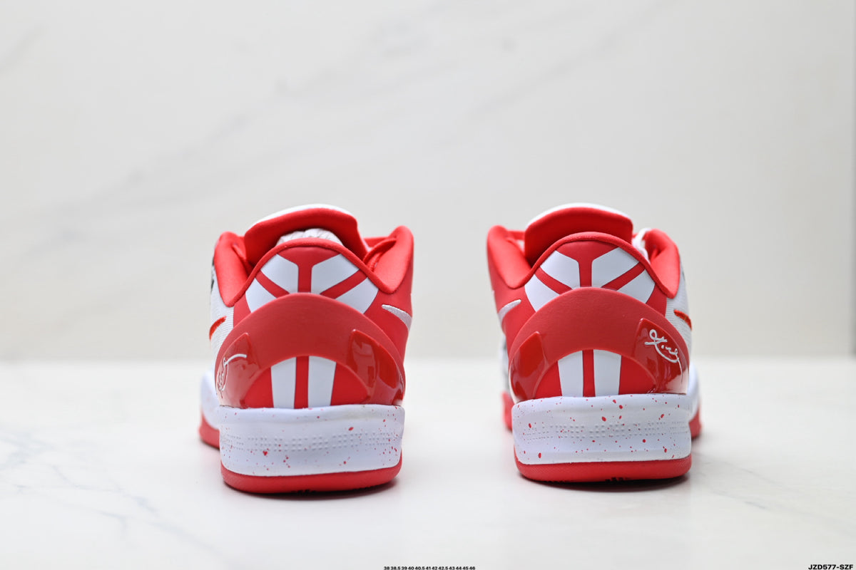 Nike Kobe White Red Horse Print basketball shoes, product detail photo 6