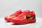 Nike Kobe Red Gold Horse Print basketball shoes, product detail photo 4