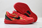 Nike Kobe Red Gold Horse Print basketball shoes, product detail photo 5