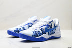 Nike Kobe White Blue Horse Print basketball shoes, product detail photo 4