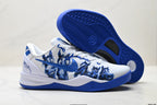 Nike Kobe White Blue Horse Print basketball shoes, product detail photo 5