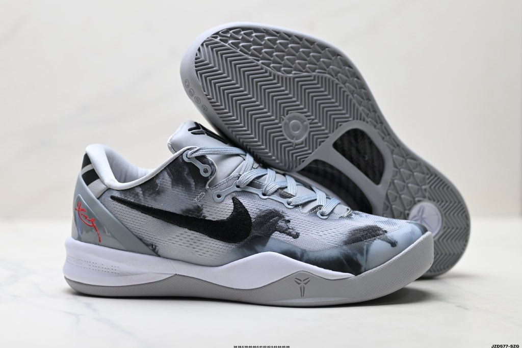 Nike Kobe Gray Black Horse Print basketball shoes, product detail photo 5
