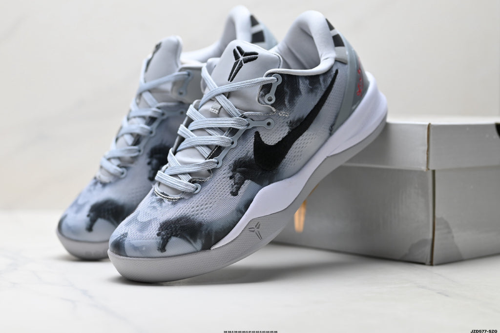 Nike Kobe Gray Black Horse Print basketball shoes, product detail photo 8