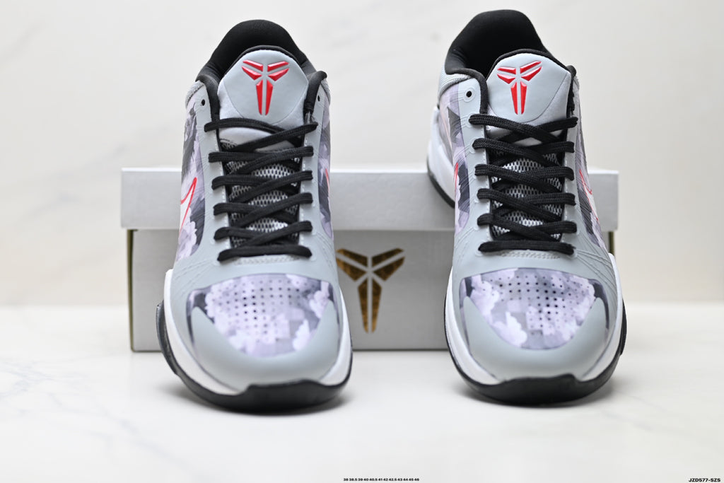Nike Kobe Gray Red Horse Graphic basketball shoes, product detail photo 7