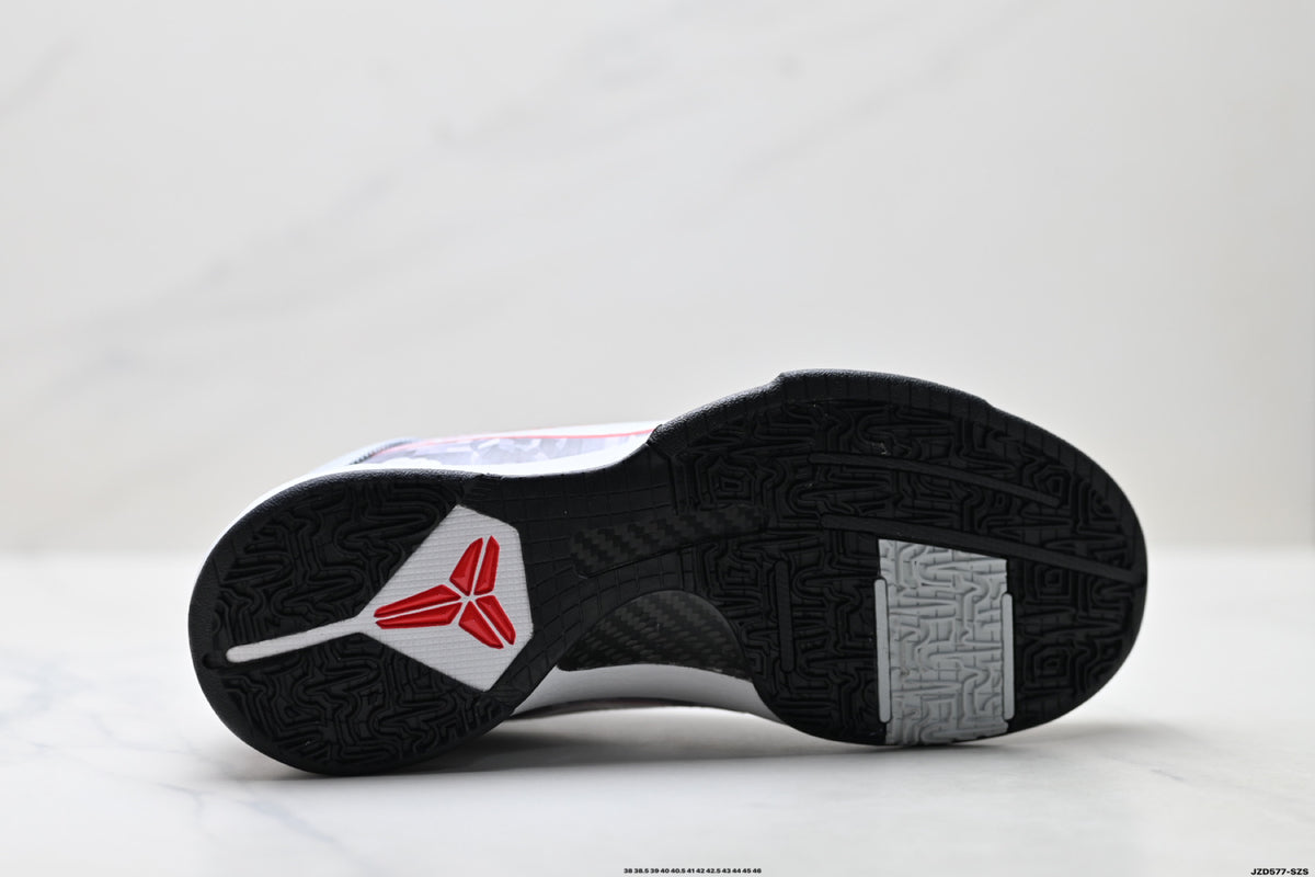 Nike Kobe Gray Red Horse Graphic basketball shoes, product detail photo 9