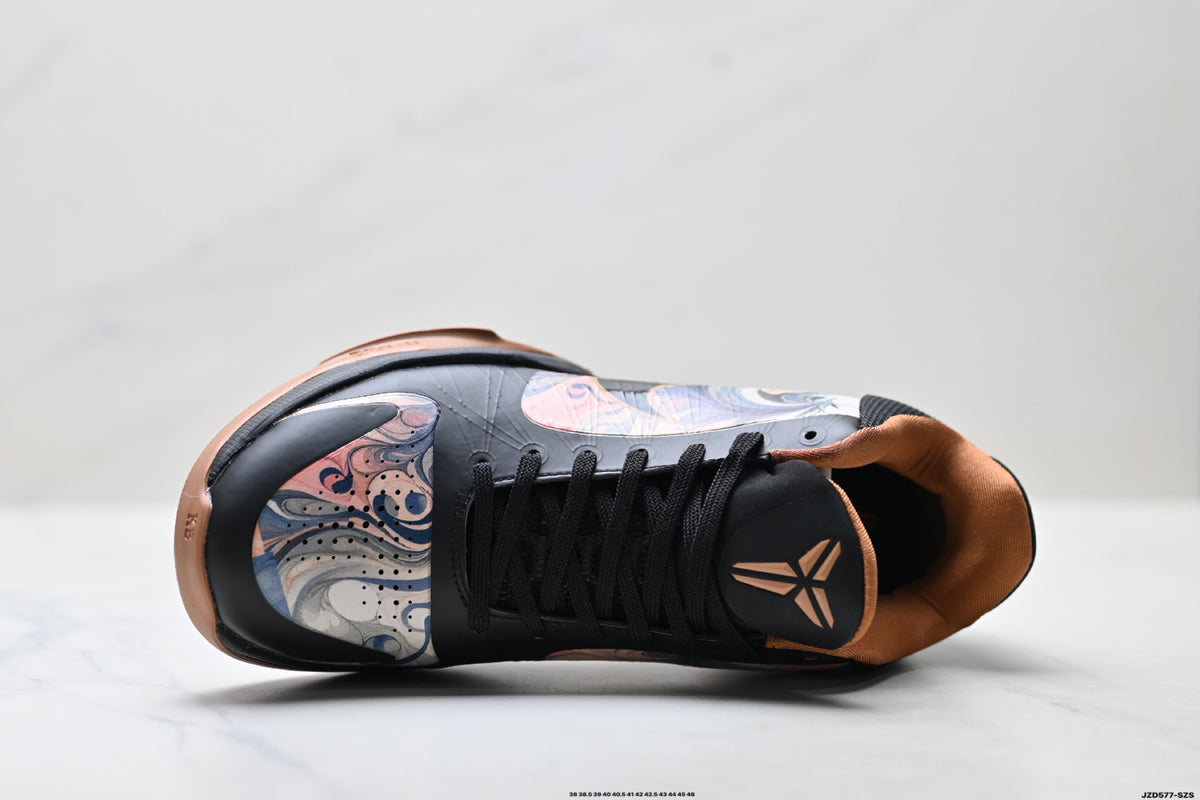 Nike Kobe Black Peach Horse Graphic basketball shoes, product detail photo 2