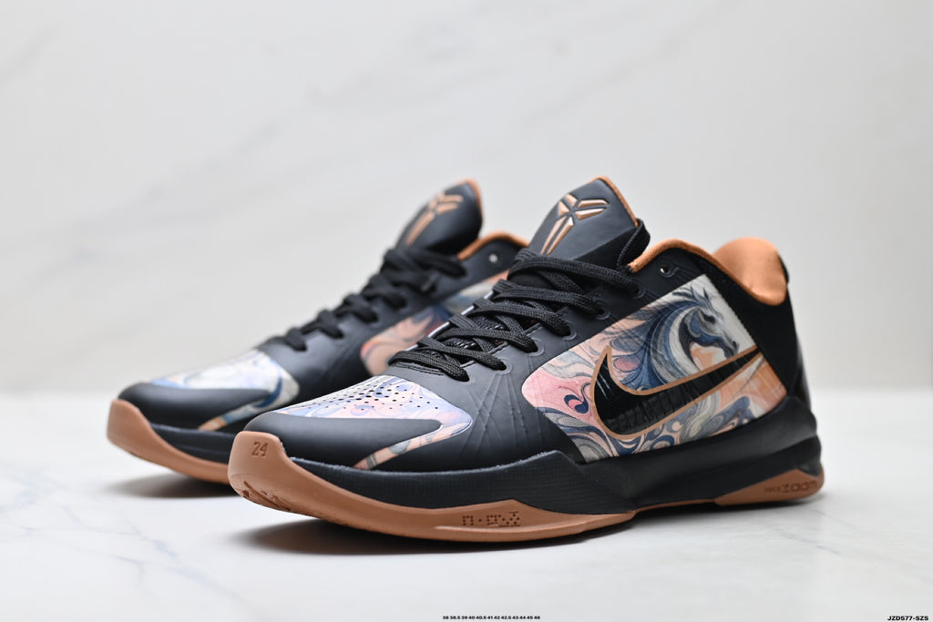Nike Kobe Black Peach Horse Graphic basketball shoes, product detail photo 4