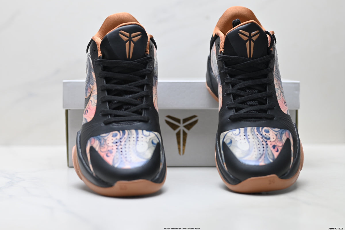Nike Kobe Black Peach Horse Graphic basketball shoes, product detail photo 7