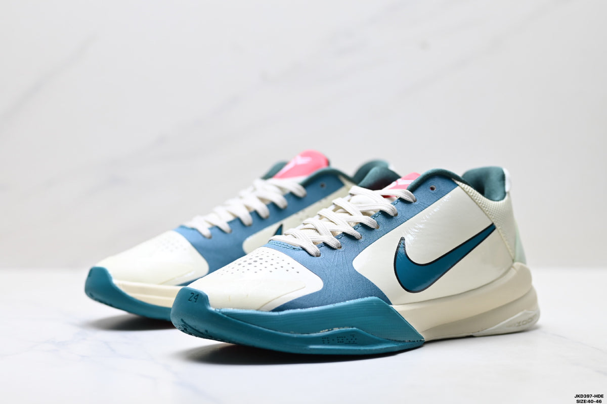 Nike Kobe Cream Teal Color Block basketball shoes, product detail photo 4