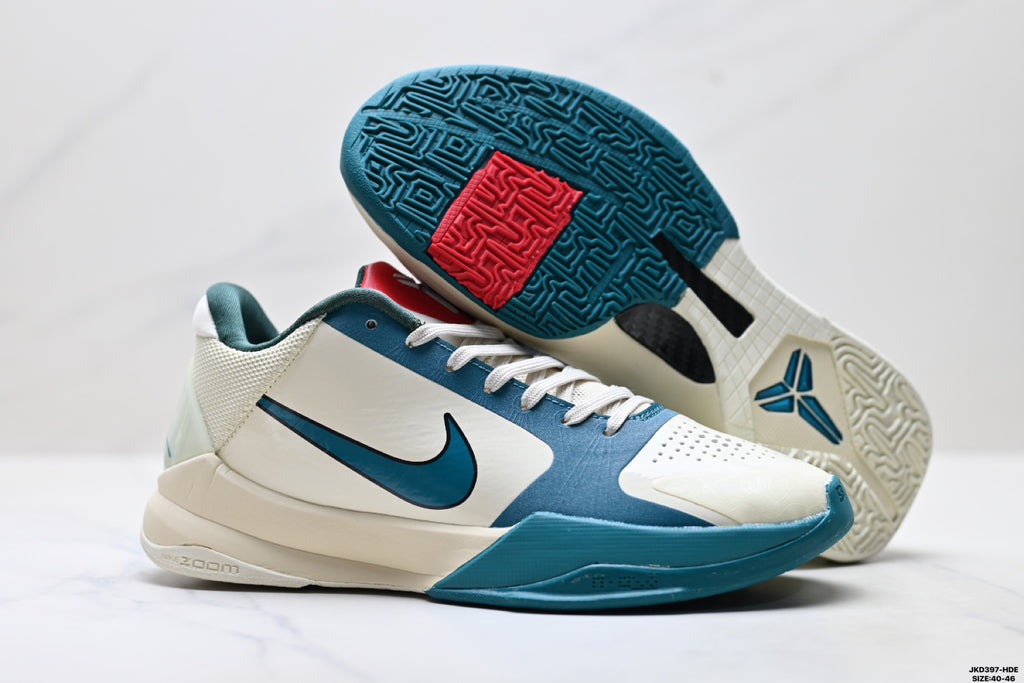 Nike Kobe Cream Teal Color Block basketball shoes, product detail photo 5