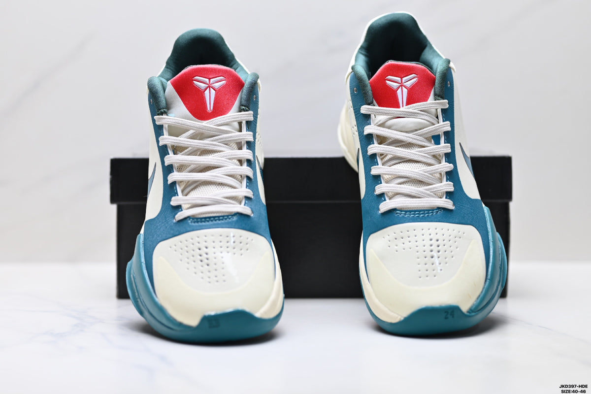 Nike Kobe Cream Teal Color Block basketball shoes, product detail photo 7