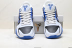 Nike Kobe White Blue Horse Graphic basketball shoes, product detail photo 7