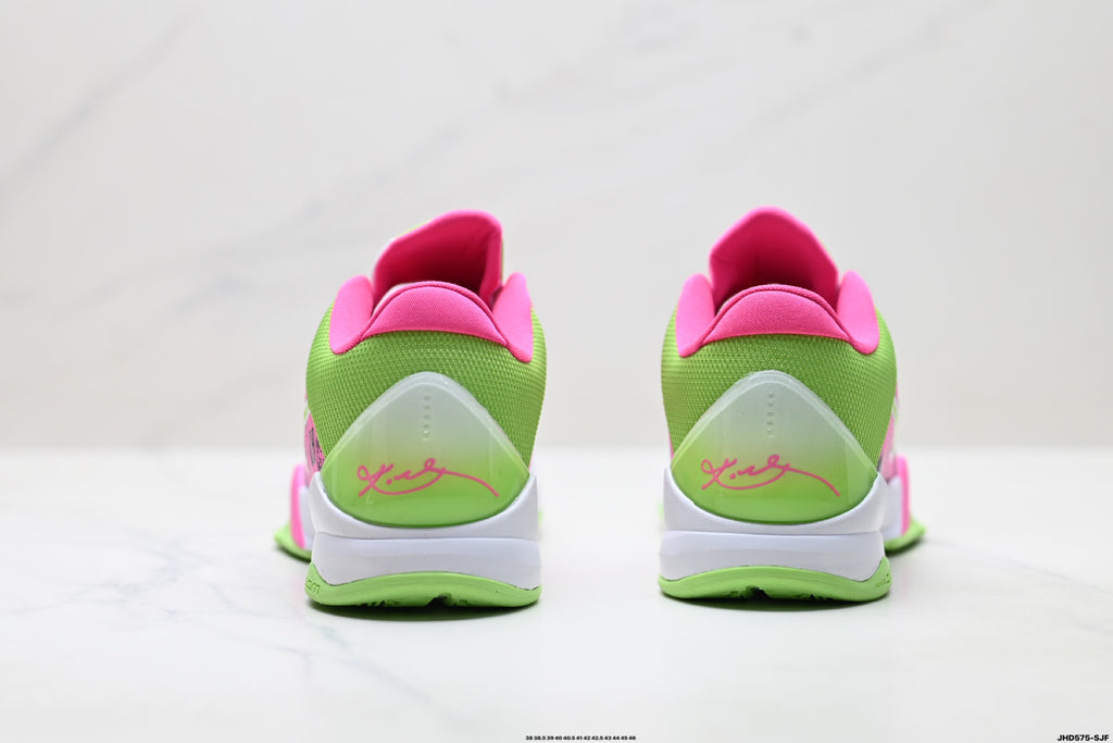 Nike Kobe Pink Lime Graphic basketball shoes, product detail photo 6