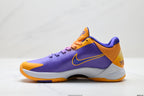 Nike Kobe Purple Gold Abstract basketball shoes, product detail photo 3