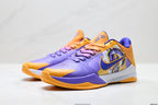 Nike Kobe Purple Gold Abstract basketball shoes, product detail photo 4