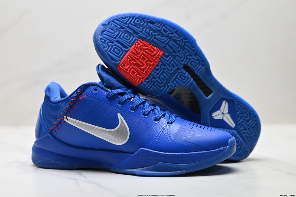 Nike Kobe Royal Blue Silver basketball shoes, product detail photo 4
