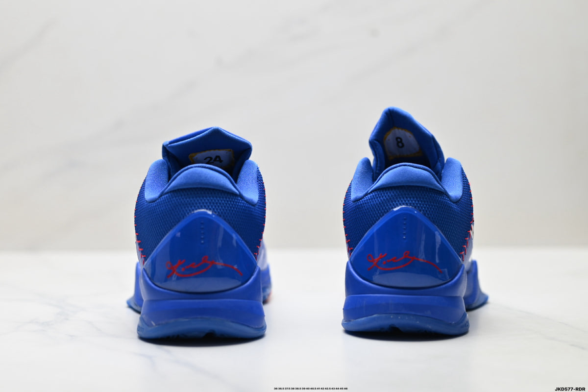 Nike Kobe Royal Blue Silver basketball shoes, product detail photo 5