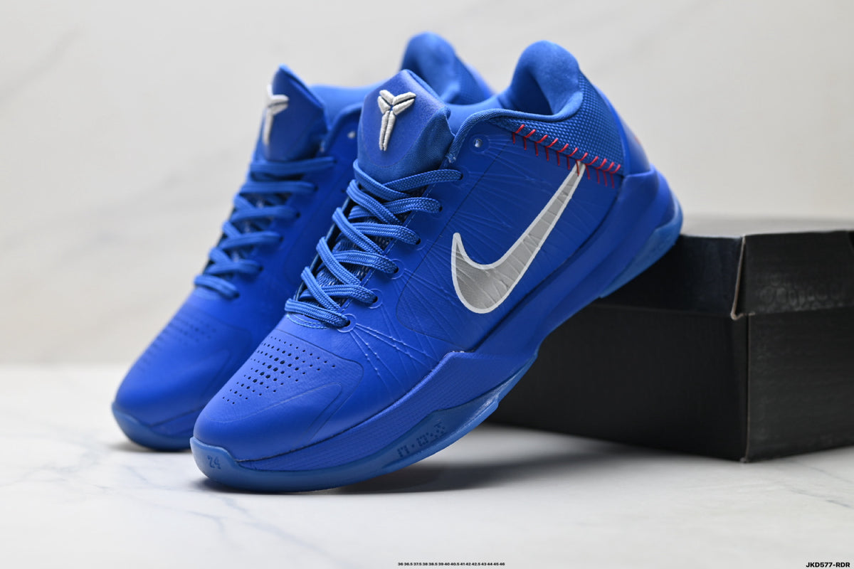 Nike Kobe Royal Blue Silver basketball shoes, product detail photo 7