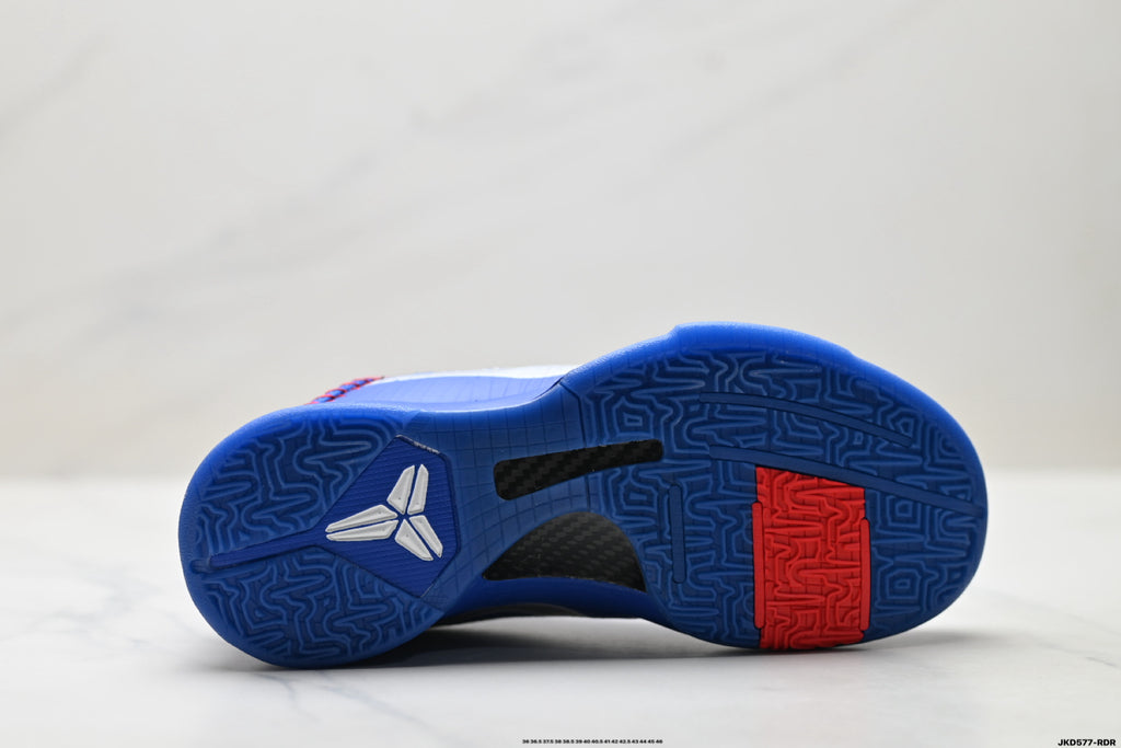 Nike Kobe Royal Blue Silver basketball shoes, product detail photo 8