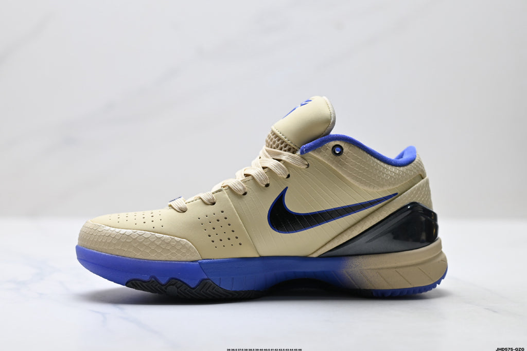 Nike Kobe Cream Blue Textured basketball shoes, product detail photo 3