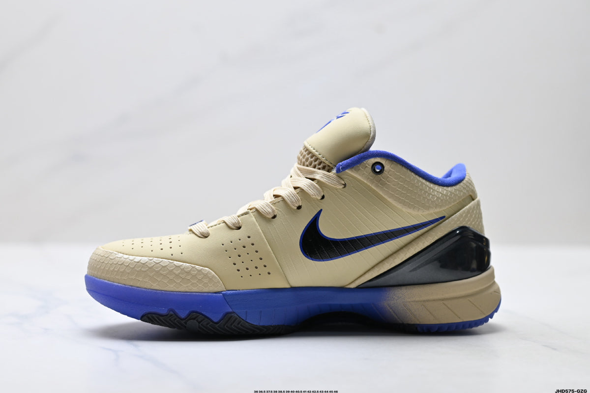 Nike Kobe Cream Blue Textured basketball shoes, product detail photo 3