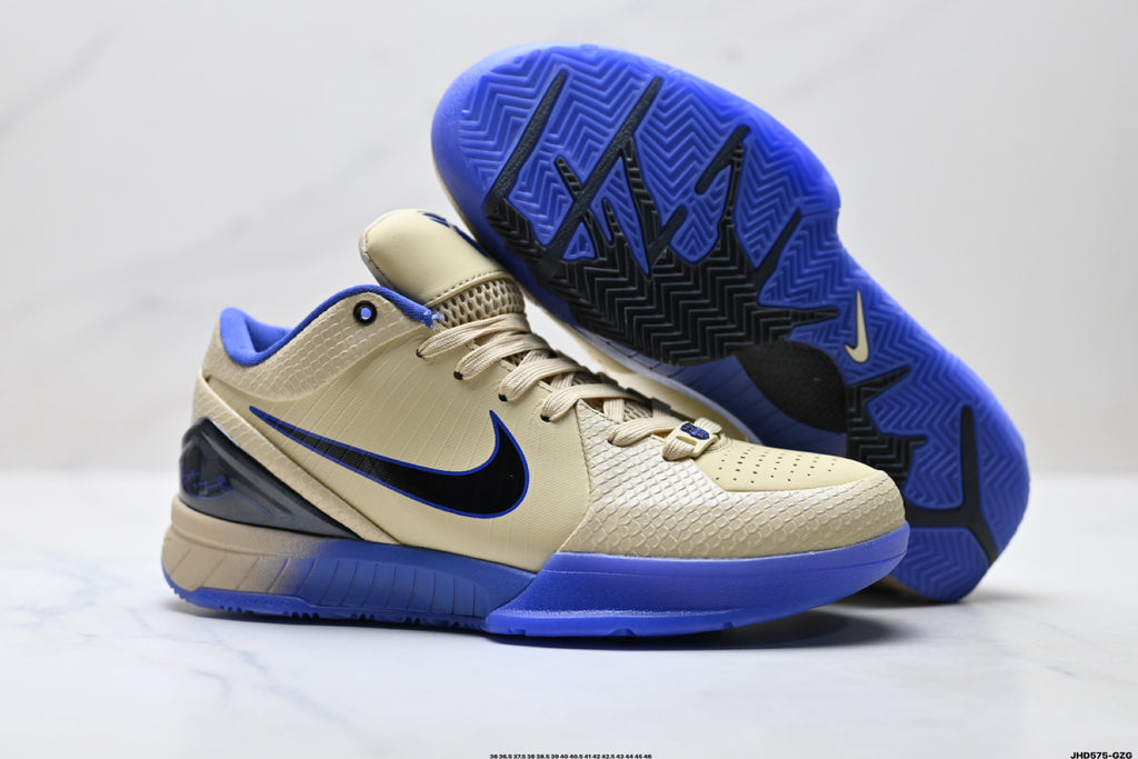 Nike Kobe Cream Blue Textured basketball shoes, product detail photo 4